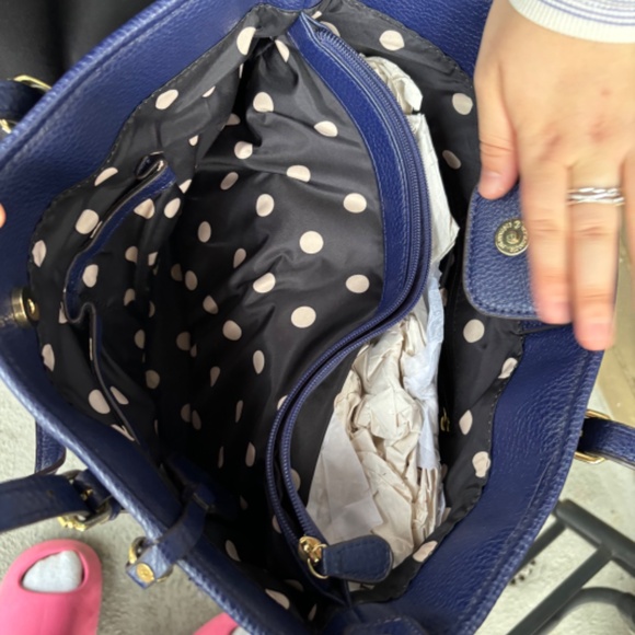 NWT Anne Klein Royal Blue Tote Bag - Picture 4 of 8